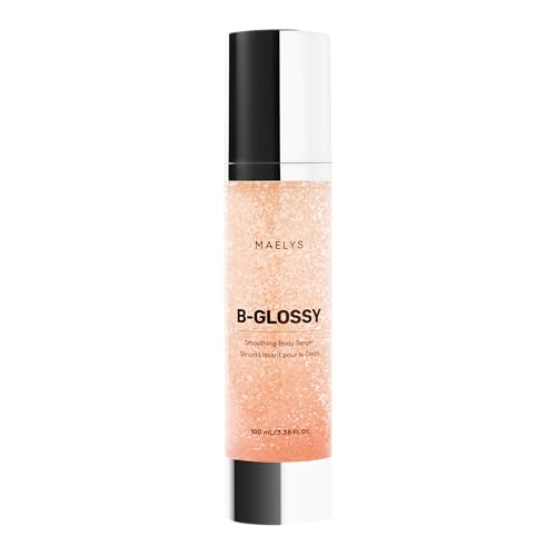 MAËLYS B-GLOSSY Smoothing Body Serum - Anti-Aging Hyaluronic Acid Serum for Body Wrinkles - Hydrating Wrinkle Serum with Peptides & Shea Butter To Smooth The Appearance Of Wrinkles