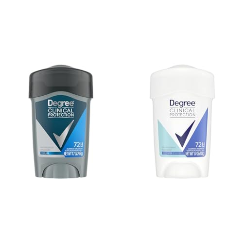 Degree Men & Women Antiperspirant Deodorant 72-Hour Sweat & Odor Protection MotionSense Technology 1.7 oz