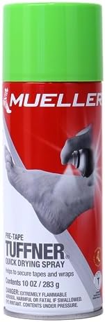 MUELLER Sports Medicine Tuffner Quick Dry Pre-Tape Spray, Keeps Tape in Place, Long Lasting Hold