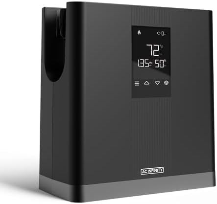 AC Infinity THERMOFORGE T3, Environmental Grow Tent Heater with VPD Temperature Controller, 10-Level PTC Heating and Included Extension Hose for Tents, Rooms, Greenhouses