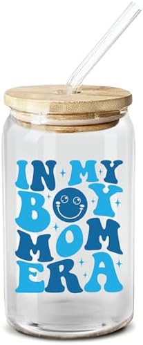 NewEleven Gifts For Mom, New Mother - Gifts For a Mom of Boys, Pregnant Mother, Expecting Momomy, Mama, Moms To Be, Mommy To Be - 16 Oz Coffee Glass