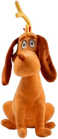 Franco Dr. Seuss The Grinch Max Dog Holiday & Christmas Bedding Super Soft Plush Cuddle Pillow Buddy, (Officially Licensed Product)