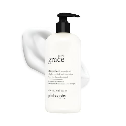 philosophy pure grace firming body emulsion- luxury scented body lotion- with shea butter & natural oils for fast absorbing hydration - skin feels soft and smooth
