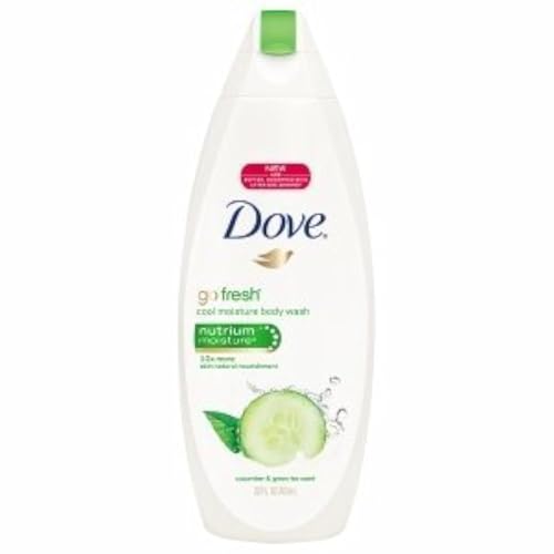 Dove go fresh Refreshing Body Wash Revitalizes and Refreshes Skin Cucumber and Green Tea Effectively Washes Away Bacteria While Nourishing Your Skin 12 oz