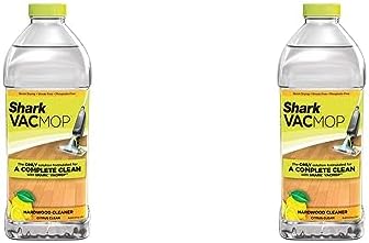 Shark VACMOP Hardwood Cleaner Refill 2 Liter Bottle, 2 Liters, Citrus Clean Scent VCW60, 2 Liters, 67.62 Fl Oz (Pack of 2)