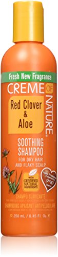 Creme of Nature Soothing Shampoo for Dry Hair and Flaky Scalp, Red Clover and Aloe, 8.45 Ounce