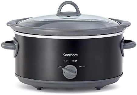 Kenmore 88918 5 Quart Slow Cooker in Black