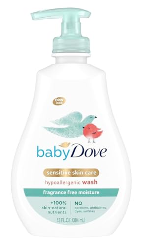 Dove Baby Tip To Toe Wash 13 Ounce Sensitive Pump (384ml) (3 Pack)