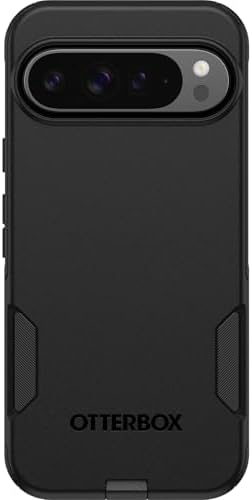 OtterBox Google Pixel 9 Pro XL Commuter Series Case - Black, Ultra-Sleek, Wireless Charging Compatible, Raised Edges Protect Camera & Screen (Ships in Polybag)