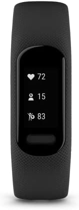 Garmin vívosmart® 5, Fitness Tracker, Long-Lasting Battery, Simple Design, Black Large