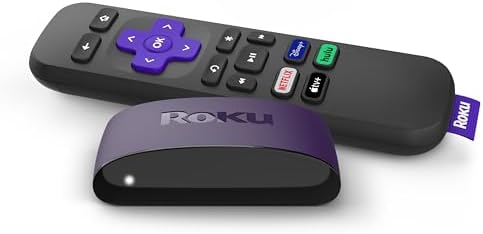 Roku LE HD Streaming Media Player Wi-Fi Enabled with High Speed HDMI Cable and Simple Remote (Renewed)