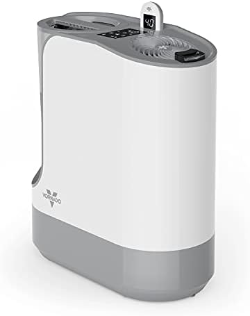 Vornado UH200 Ultrasonic Humidifier with Fan-Assisted Whole Room Humidification, Auto Humidity Control, Remote, and Electronic Humidistat, UH200 — 1.75 gal tank, White