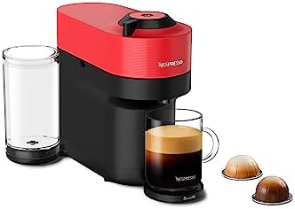 Nespresso Vertuo Pop+ Coffee and Espresso Maker by Breville, Spicy Red