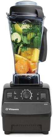 Vitamix 5200 Blender, Professional-Grade Blender for Smoothies, Soups, Ice Cream and More, Stainless-Steel Blades, Self-Cleaning Kitchen Appliance, 64 Oz Container, Black