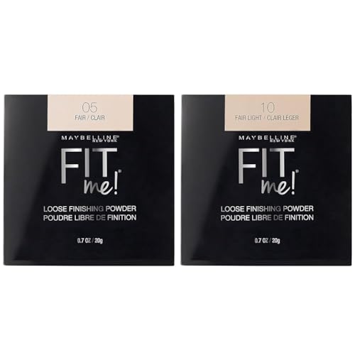 Maybelline Fit Me Loose Setting Powder Face Powder Makeup Finishing Powder Fair Light 1 Count Bundle