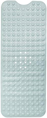 ENKOSI Bath Mat - Large Non Slip Bathtub & Shower Mat - Extra Long 40 x 16 Inch Bathroom Mats for Tub Nonslip Anti Slip Bathmats (40x16 Mint Green 1-Pack)