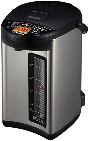 Zojirushi CV-JAC50XB 5.0 Liter VE Hybrid Water Boiler and Warmer (Stainless Black)