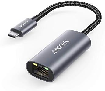 Anker USB C to Ethernet Adapter, Portable 1-Gigabit Network Hub, 10/100/1000 Mbps, for MacBook Pro, iPad Pro 2019/2018, ChromeBook, XPS, Galaxy S9/S8, and More