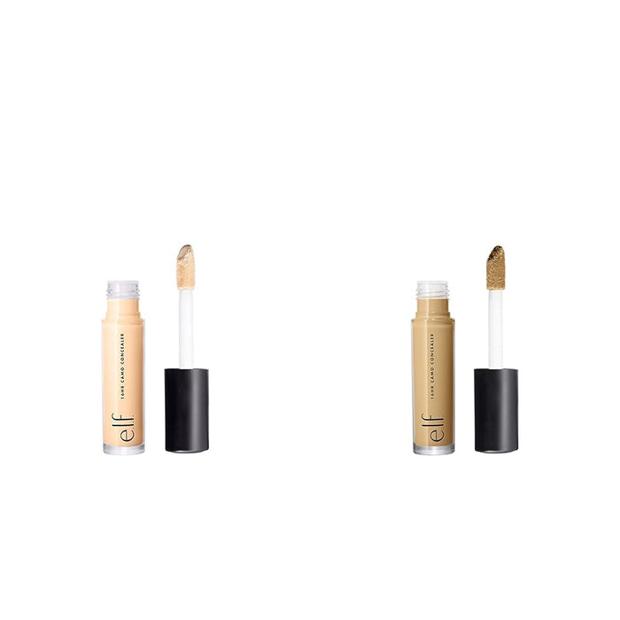 e.l.f. 16HR Camo Concealer Bundle with Light Sand and Medium Sand Shades, 0.203 and 0.2 Fl Oz