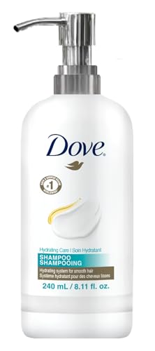 Dove Pro 240 Ml Shampoo Bottles with Pump Dispenser - Case of 24