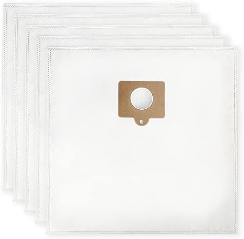 LotFancy Vacuum Bags HEPA Cloth 5PCS for Kenmore Canister Type C Q 5055, 50557, 50558, 20-50104, 20-53291, 20-53292 and Panasonic Vacuum Cleaners C-5, C-18