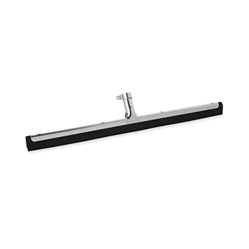 Rubbermaid Commercial Products Standard Floor Squeegee, 22-inch Dual Moss, Silver/Metal, Heavy Duty Rubber Floor Scrubber for Bathroom/Garage/Tile in Office Environment