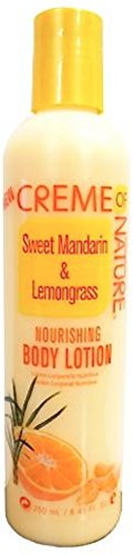 Creme of Nature Nourishing Body Lotion, Sweet Mandarin and Lemongrass, 8.45 Ounce