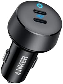 Anker USB C Car Charger, 40W 2-Port PowerIQ 3.0 Type C Adapter, iPhone 16 Car Charger, PowerDrive III Duo with Power Delivery for iPhone 16/15/14/13