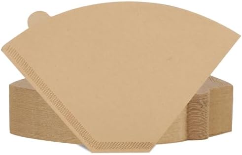 (Prudiut) 360 Count #4 Cone Coffee Filters 8-12 Cups, Disposable Natural Coffee Filters 4 Cone Paper Unbleached 4 Filters Paper Compatible with Ninja, Drip and Pour Over Coffee Maker