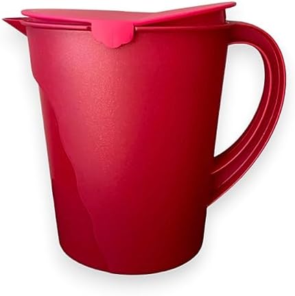 Tupperware Impressions 1 Gallon Pitcher Red