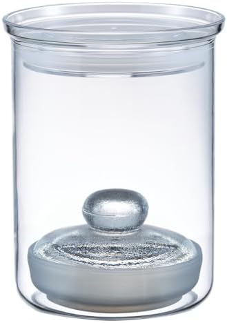 HARIO TGS-800-T Pickled Glass Slim Capacity 28.7 fl oz (800 ml), Transparent