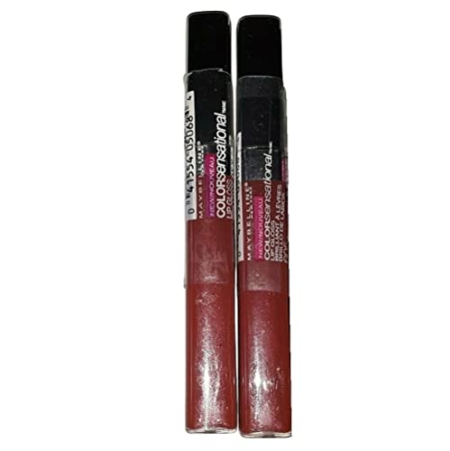 (Pack of 2) Maybelline New York Color Sensational Lip Gloss, 605 Cranberry Cocktail