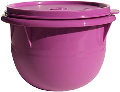 Tupperware Classic Flat Bottom 4 Cup Mixing Bowl in Mulberry Purple
