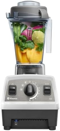 Vitamix Propel Series 510 Blender with Three Blending Programs, Professional-Grade Blender for Smoothies and More, Stainless-Steel Blades, Self-Cleaning Kitchen Appliance, 48 Oz Container, White