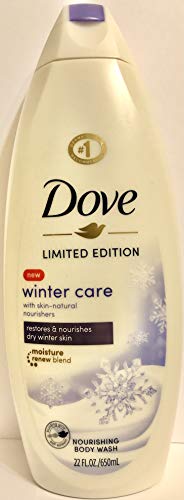 Dove Nourishing Body Wash - Limited Edition Winter Care - Net Wt. 22 FL OZ (650 mL) Per Bottle - Pack of 3 Bottles