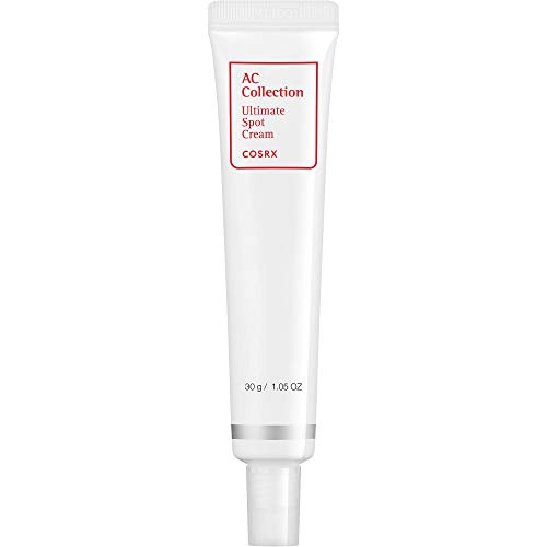 COSRX AC Collection Ultimate Spot Cream, 1.05 fl.oz / 30g, Acne Spot Treatment, Animal Testing Free, Paraben Free, Korean Skin Care
