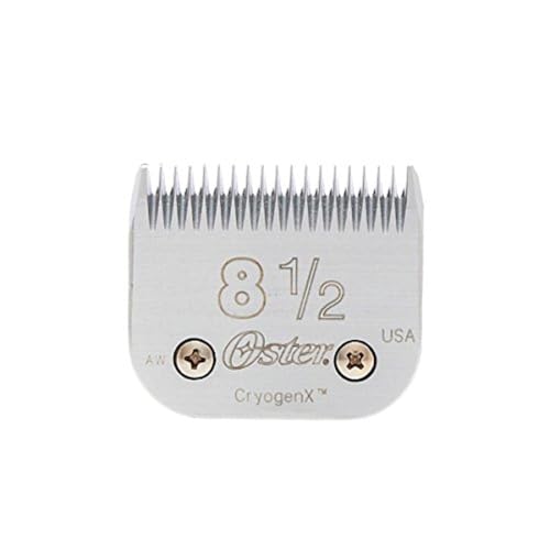 Oster CryogenX Professional Animal Clipper Blade, Size 8-1/2 (078919-146-005), Medium-smooth