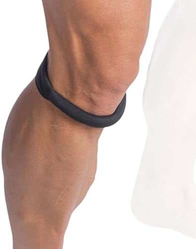 Cho-Pat Original Knee Strap, Patella Support for Runner’s Knee, Jumper’s Knee, Osgood Schlatter’s, and Chondromalacia, Black, X-Large