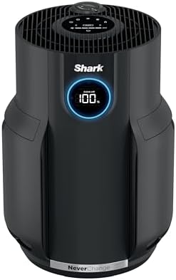 Shark Air Purifiers for Home Large Room with NeverChange Air Filter, 5 Year HEPA Filter, Covers 650 Sq. ft, Odor Neutralizer and Clean Sense Technology, Removes 99.98% of Dust & Allergens, HP152