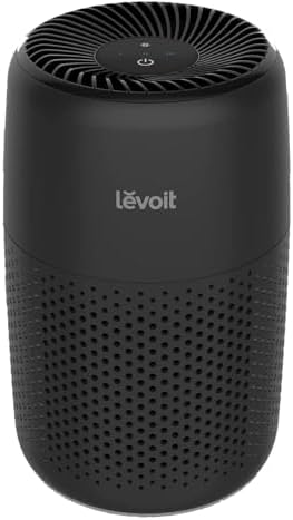 LEVOIT Air Purifiers for Bedroom Home, AHAM VERIFIDE, 3-in-1 Filter with Fragrance Sponge for Better Sleep, Filters Smoke, Allergies, Pet Dander, Odor, Dust, Office, Portable, Core Mini-P, Black