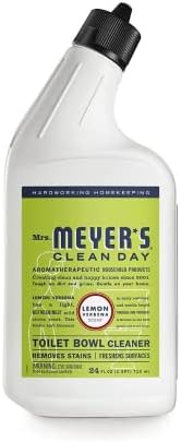 Mrs. Meyer’s Clean Day Liquid Toilet Bowl Cleaner, Stain Removing, Lemon Verbena Scent, 24 oz