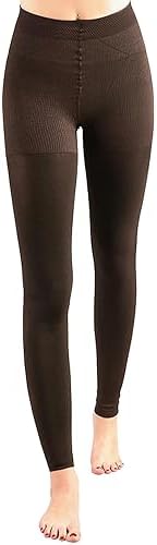 +MD Medical Compression Pantyhose for Women, 15-20mmHg Graduated Compression Tights, Footless Leggings for Leg Support