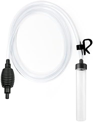 7ft Aquarium Siphon Vacuum Cleaner for Fish Tank Cleaning Gravel & Sand