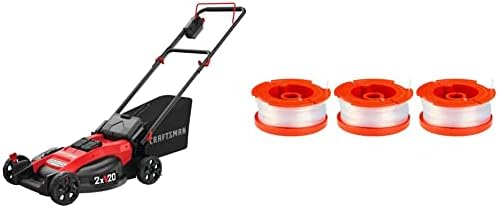 CRAFTSMAN V20 Lawn Mower and String Trimmer Line Bundle