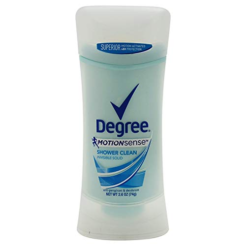 Degree Deodorant Womens Motion Sense Shower Clean Invisible Solid 2.6oz