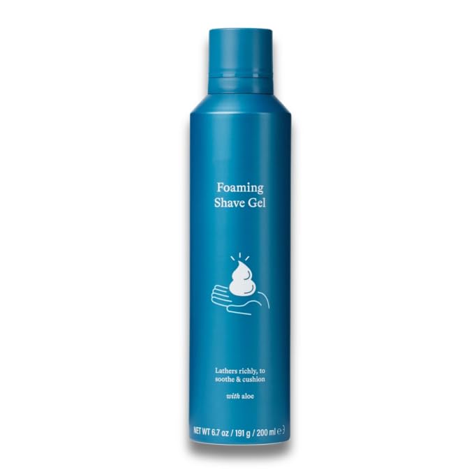 New Mens Foaming Shave Gel with Aloe for Mens Soothes and Cushions Skin for Shaving, 6.7 fl oz