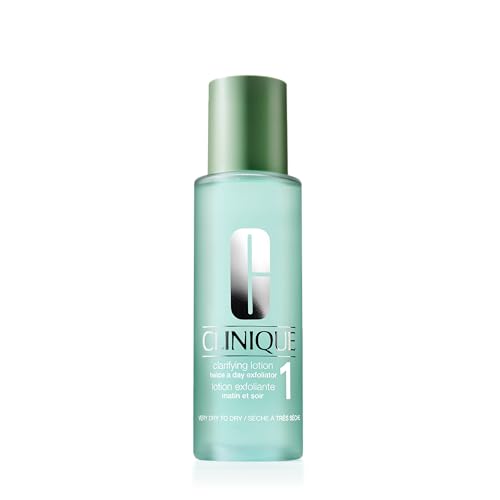 Clinique 3-Step Clarifying Lotion Face Exfoliator 1 | With Witch Hazel, Salicylic Acid | For Very Dry Skin Types