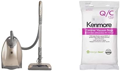 Kenmore 81714 700 Series Bagged Canister Vacuum Cleaner & Replacement Dust Bags, HEPA Filter