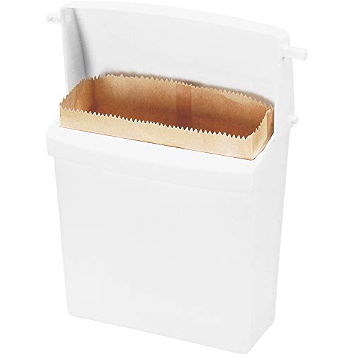 Rubbermaid Commercial Products Wall-Mounted Sanitary Napkin Receptacle, Rigid Liner, Easy to Clean, Durable, Space Saving, for Restrooms in Restaurants/Hotels/Schools/Airports/Offices