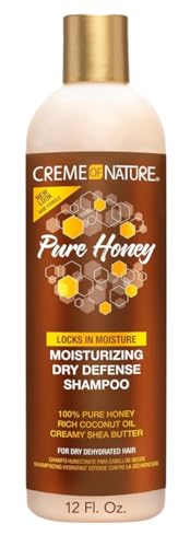 Creme Of Nature Pure Honey Shampoo 12 Ounce (Dry Defense) (355ml) (2 Pack)